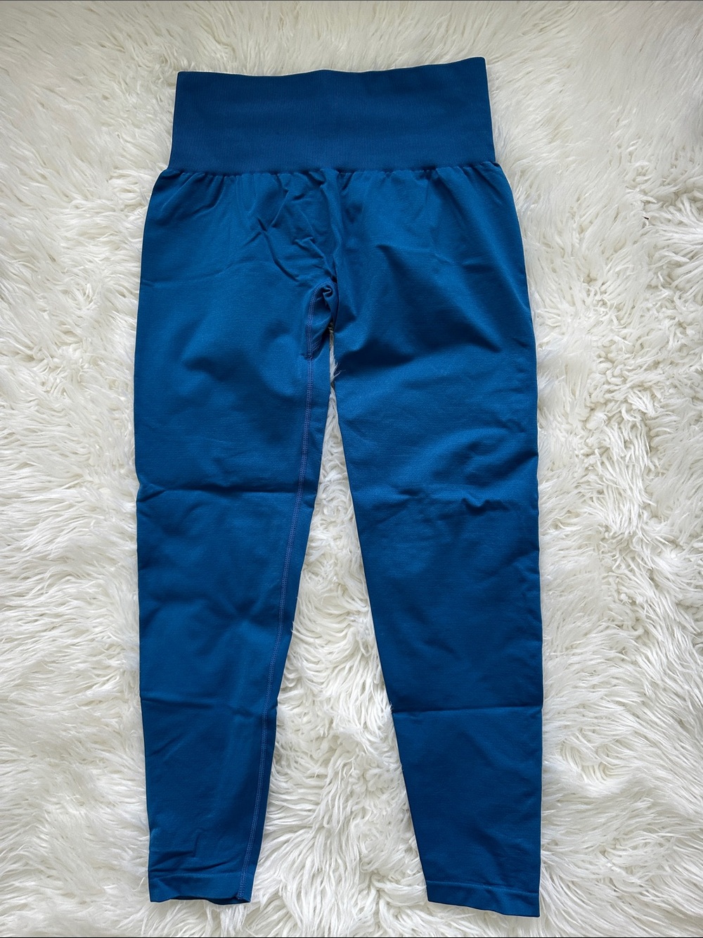 NVGTN Seamless Leggings M Medium Med Royal Blue Gym CrossFit Running